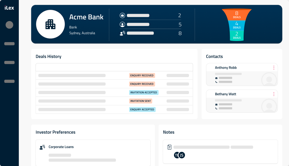 Consolidate investor data